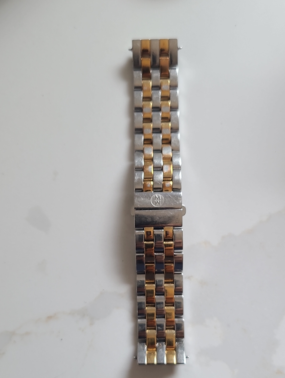 Michele Urban MINI Two-Tone Stainless Steel Watch Bracelet Band - Gold & Silver
